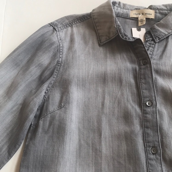 Anthropologie NWT Chambray Top - Picture 10 of 13
